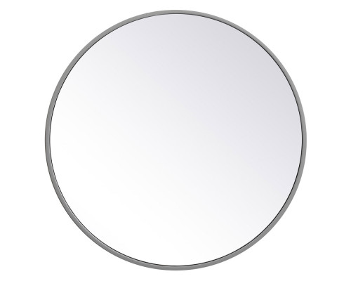 Elegant Wall Mirror - Gray, L 21" (MR4821GR)