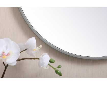 Elegant Wall Mirror - Gray, L 21" (MR4821GR)