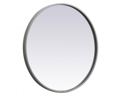 Elegant Wall Mirror - Gray, L 21" (MR4821GR)