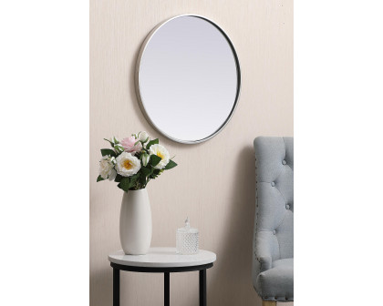 Elegant Wall Mirror - Silver, L 21" (MR4821S)