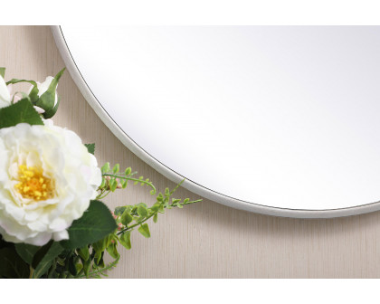 Elegant Wall Mirror - Silver, L 21" (MR4821S)