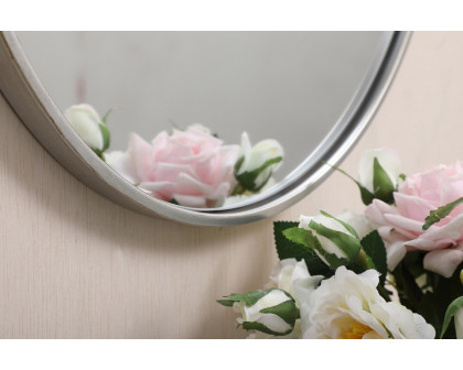 Elegant Wall Mirror - Silver, L 21" (MR4821S)