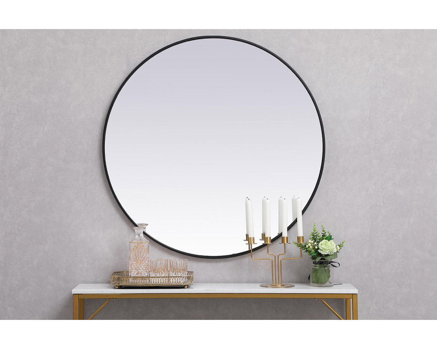 Elegant Wall Mirror - Black, L 39" (MR4839BK)