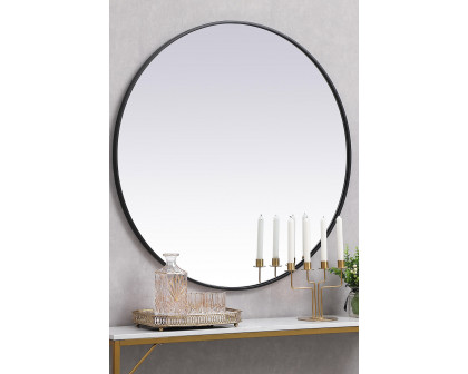 Elegant Wall Mirror - Black, L 39" (MR4839BK)