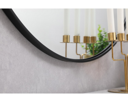 Elegant Wall Mirror - Black, L 39" (MR4839BK)