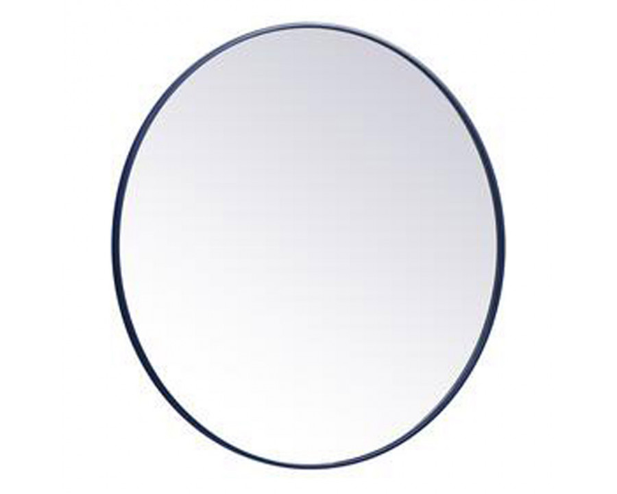 Elegant Wall Mirror - Blue, L 39" (MR4839BL)