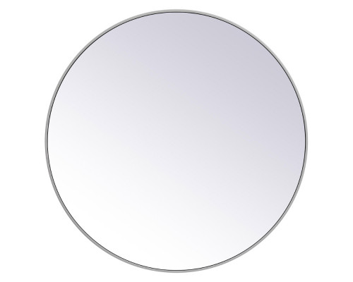 Elegant Wall Mirror - Gray, L 39" (MR4839GR)