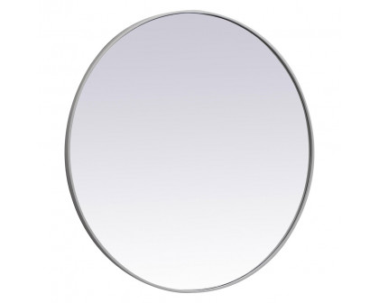 Elegant Wall Mirror - Gray, L 39" (MR4839GR)