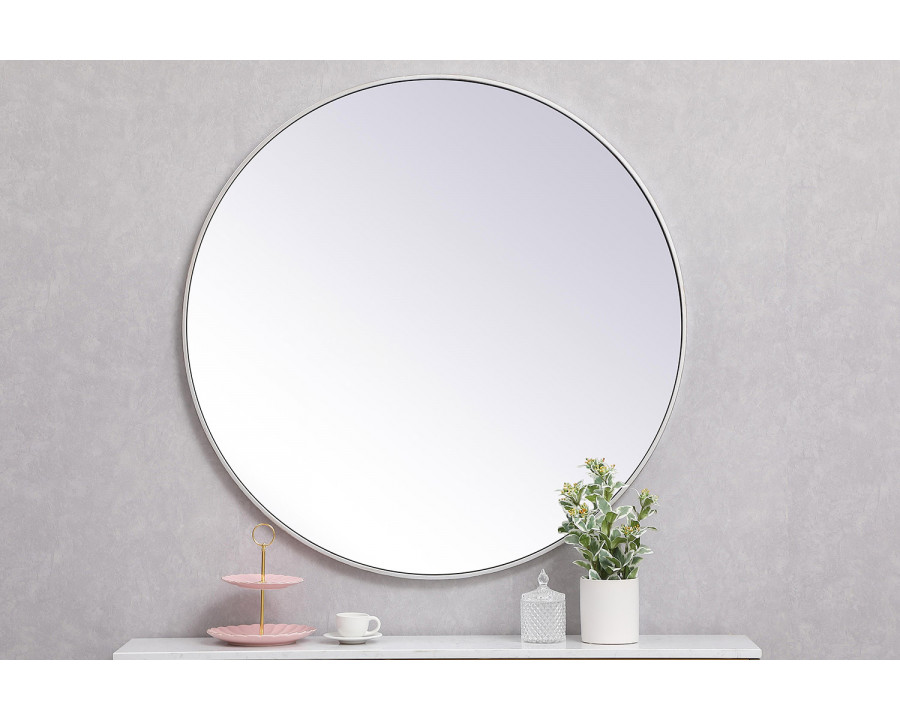 Elegant Wall Mirror - Silver, L 39" (MR4839S)