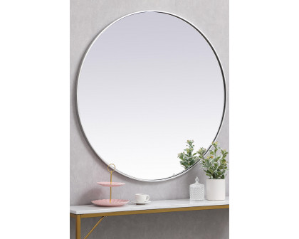 Elegant Wall Mirror - Silver, L 39" (MR4839S)