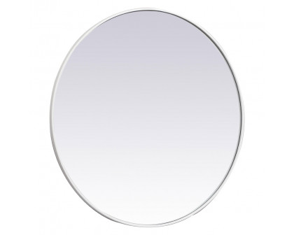 Elegant Wall Mirror - White, L 39" (MR4839WH)