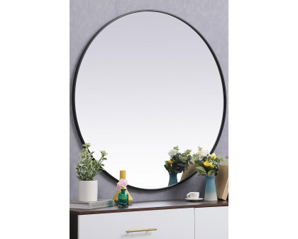 Elegant Wall Mirror - Black, L 45" (MR4845BK)