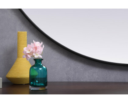 Elegant Wall Mirror - Black, L 45" (MR4845BK)