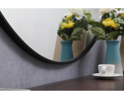 Elegant Wall Mirror - Black, L 45" (MR4845BK)