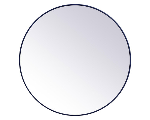 Elegant Wall Mirror - Blue, L 45" (MR4845BL)