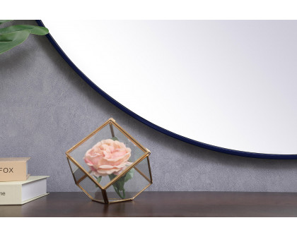 Elegant Wall Mirror - Blue, L 45" (MR4845BL)