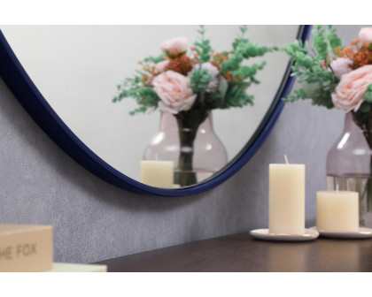 Elegant Wall Mirror - Blue, L 45" (MR4845BL)