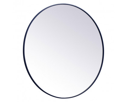 Elegant Wall Mirror - Blue, L 45" (MR4845BL)