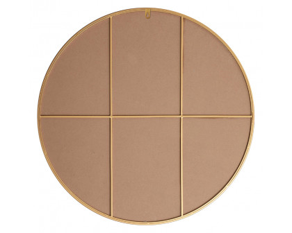 Elegant Wall Mirror - Brass, L 45" (MR4845BR)