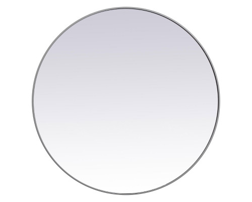 Elegant Wall Mirror - Gray, L 45" (MR4845GR)