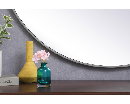 Elegant Wall Mirror - Gray, L 45" (MR4845GR)