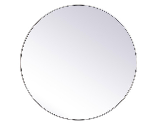 Elegant Wall Mirror - Silver, L 45" (MR4845S)