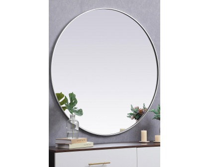 Elegant Wall Mirror - Silver, L 45" (MR4845S)