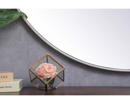 Elegant Wall Mirror - Silver, L 45" (MR4845S)