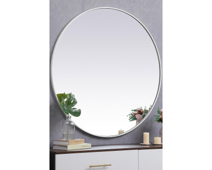 Elegant Wall Mirror - White, L 45" (MR4845WH)