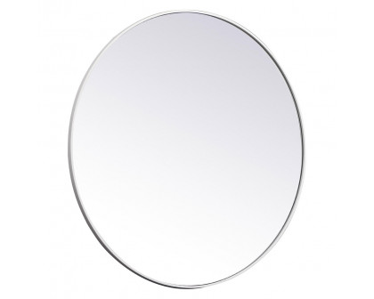 Elegant Wall Mirror - White, L 45" (MR4845WH)