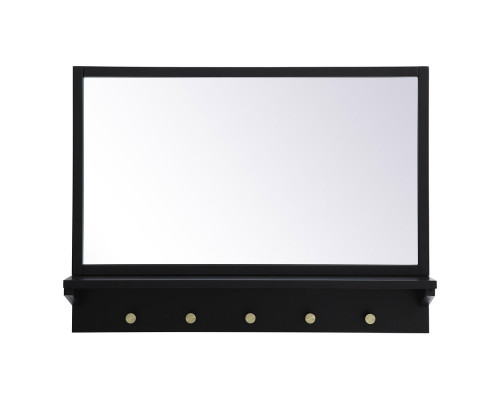 Elegant Wall Mirror - Black, L 28" (MR502821BK)