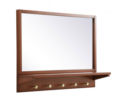 Elegant Wall Mirror - Brass, L 28" (MR502821PE)