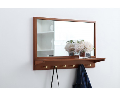 Elegant Wall Mirror - Brass, L 34" (MR503421PE)