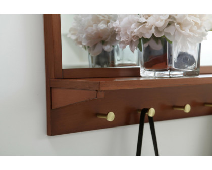 Elegant Wall Mirror - Brass, L 34" (MR503421PE)