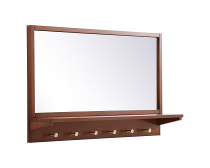 Elegant Wall Mirror - Brass, L 34" (MR503421PE)