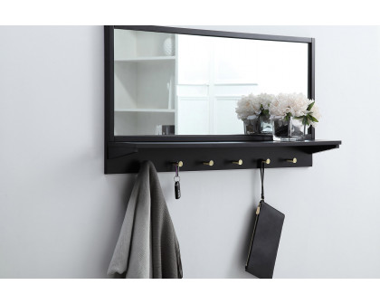 Elegant Wall Mirror - Black, L 42" (MR504221BK)