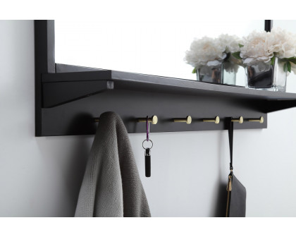 Elegant Wall Mirror - Black, L 42" (MR504221BK)