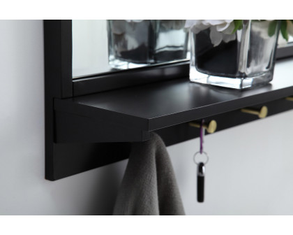 Elegant Wall Mirror - Black, L 42" (MR504221BK)