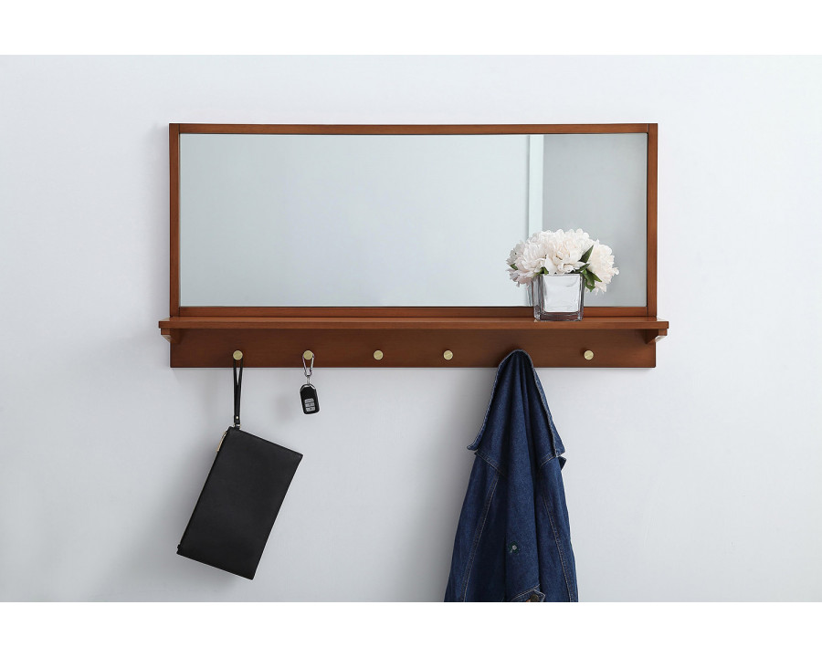 Elegant Wall Mirror - Brass, L 42" (MR504221PE)