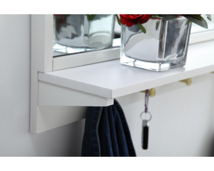 Elegant Wall Mirror - White, L 42" (MR504221WH)