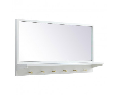 Elegant Wall Mirror - White, L 42" (MR504221WH)