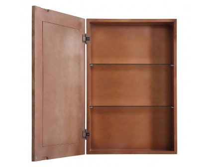 Elegant Waverly 33" x 22" Medicine Cabinet - Brass (MR562233BN)