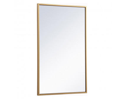 Elegant Wyn Medicine Cabinet - Brass, L 17" (MR571728BRS)