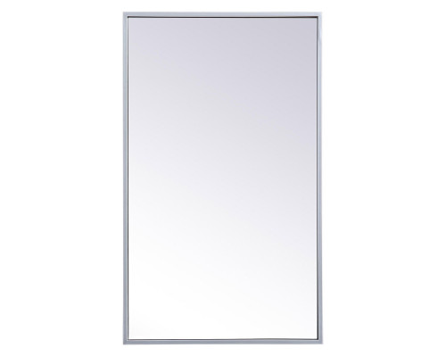 Elegant Wyn Medicine Cabinet - Silver, L 17" (MR571728S)