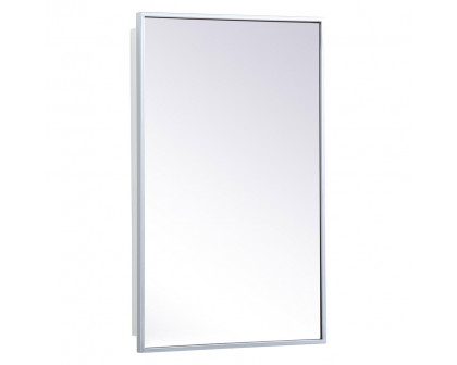 Elegant Wyn Medicine Cabinet - Silver, L 17" (MR571728S)