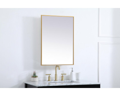 Elegant Wyn Medicine Cabinet - Brass, L 20" (MR572028BRS)