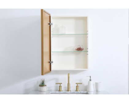 Elegant Wyn Medicine Cabinet - Brass, L 20" (MR572028BRS)