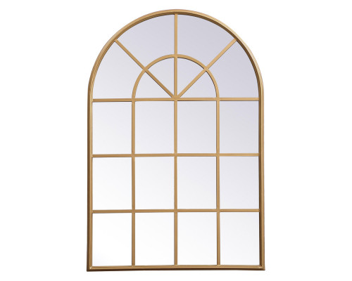 Elegant Wall Mirror - Brass, L 41.5" (MR612842BR)