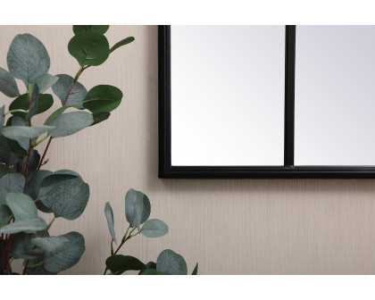 Elegant Wall Mirror - Black, L 47.25" (MR613248BK)