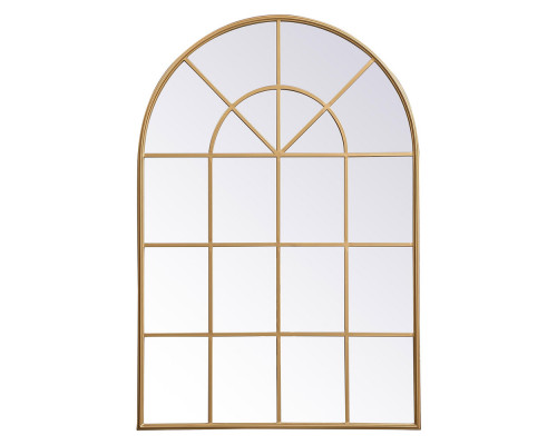 Elegant Wall Mirror - Brass, L 53.13" (MR613653BR)